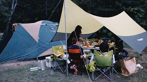 キャンプの写真