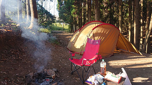 キャンプの写真